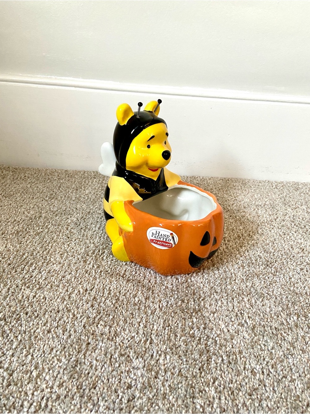 Disney Winnie the Pooh Bumble Bee Halloween Candy Dish